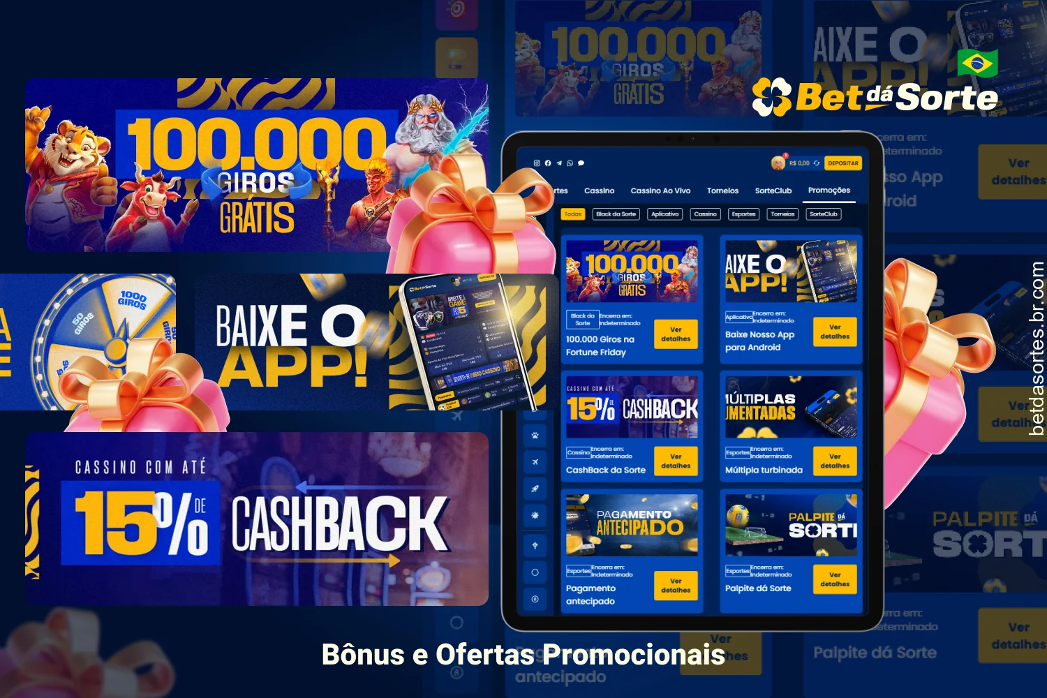 A plataforma Bet da Sorte oferece bônus interessantes e promoções para jogadores do Brasil