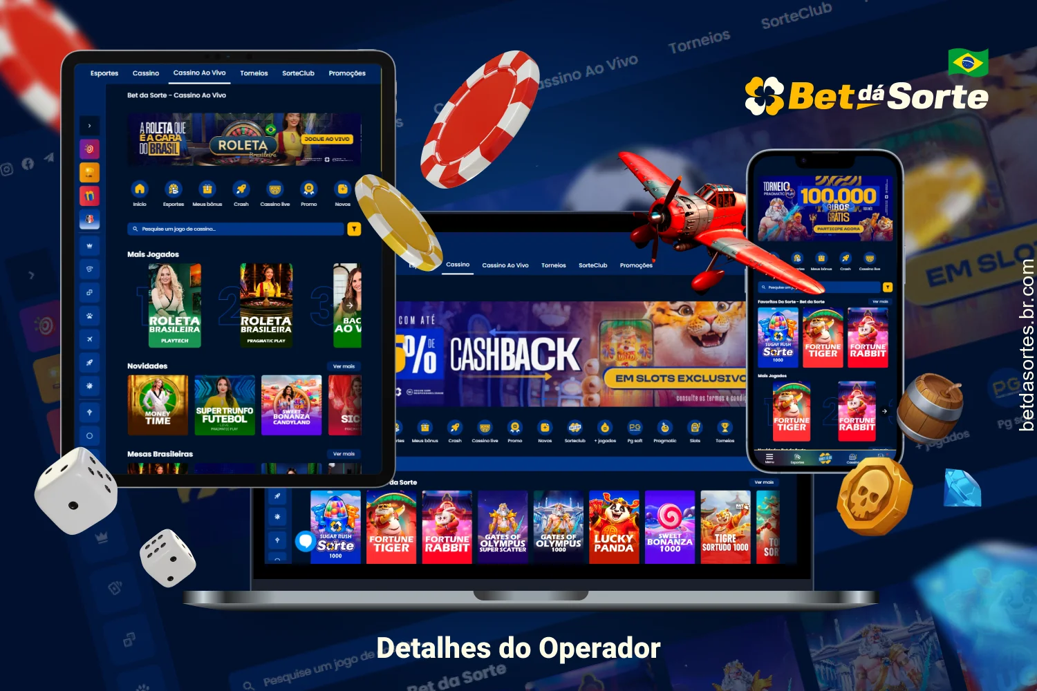A Bet da Sorte é uma plataforma licenciada para jogos e apostas esportivas no Brasil